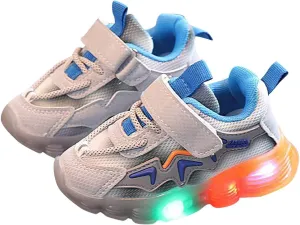 1 3 Year Old Baby Sneakers Non Slip Soft Toddler Shoes Net for Boys and Girls Plain Zipper Shoes
