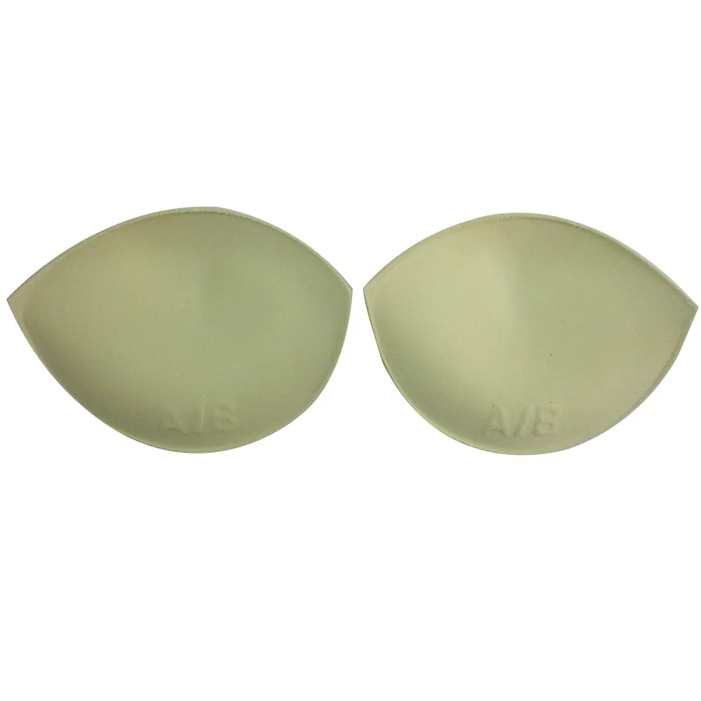 2 Pair Crescent Foam Bra Insert Shaper Pad Push Up Bikini Bust Enhance Cleavager
