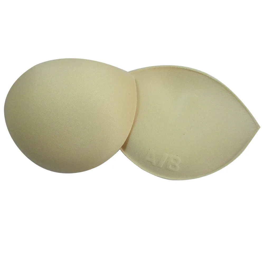 2 Pair Crescent Foam Bra Insert Shaper Pad Push Up Bikini Bust Enhance Cleavager