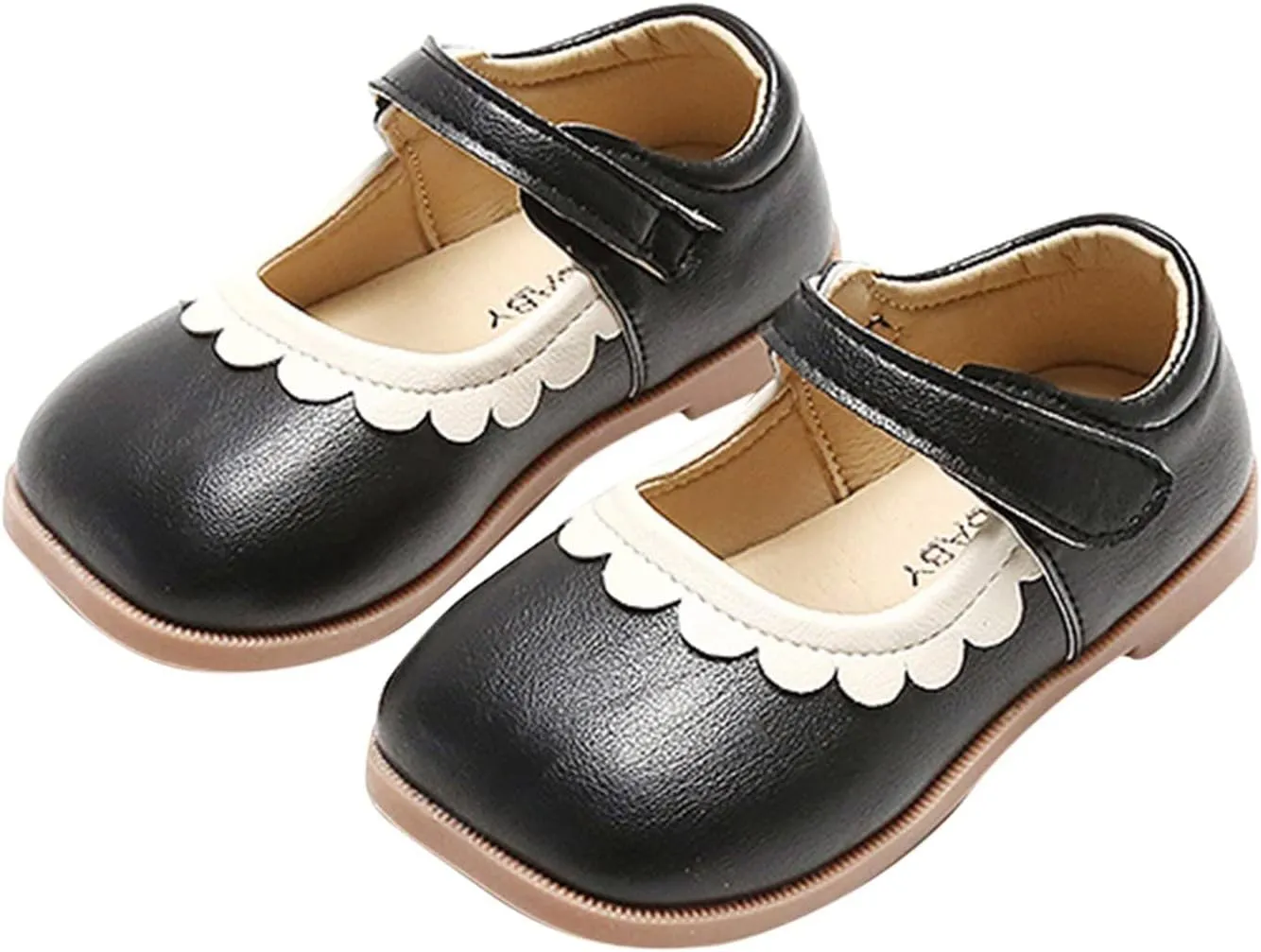 6t Rain Boots Girl Summer and Autumn Girls Boots Cute Flat Solid Color Lace Hook Loop Casual Boots with Bows Girls