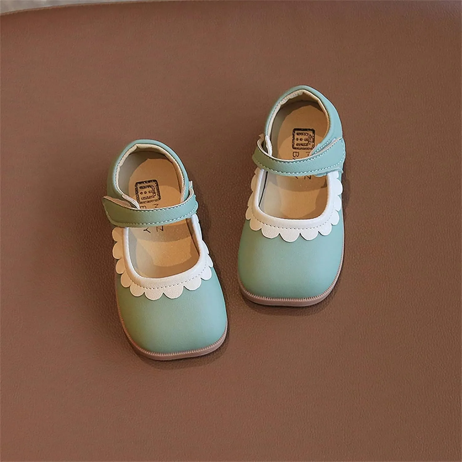 6t Rain Boots Girl Summer and Autumn Girls Boots Cute Flat Solid Color Lace Hook Loop Casual Boots with Bows Girls