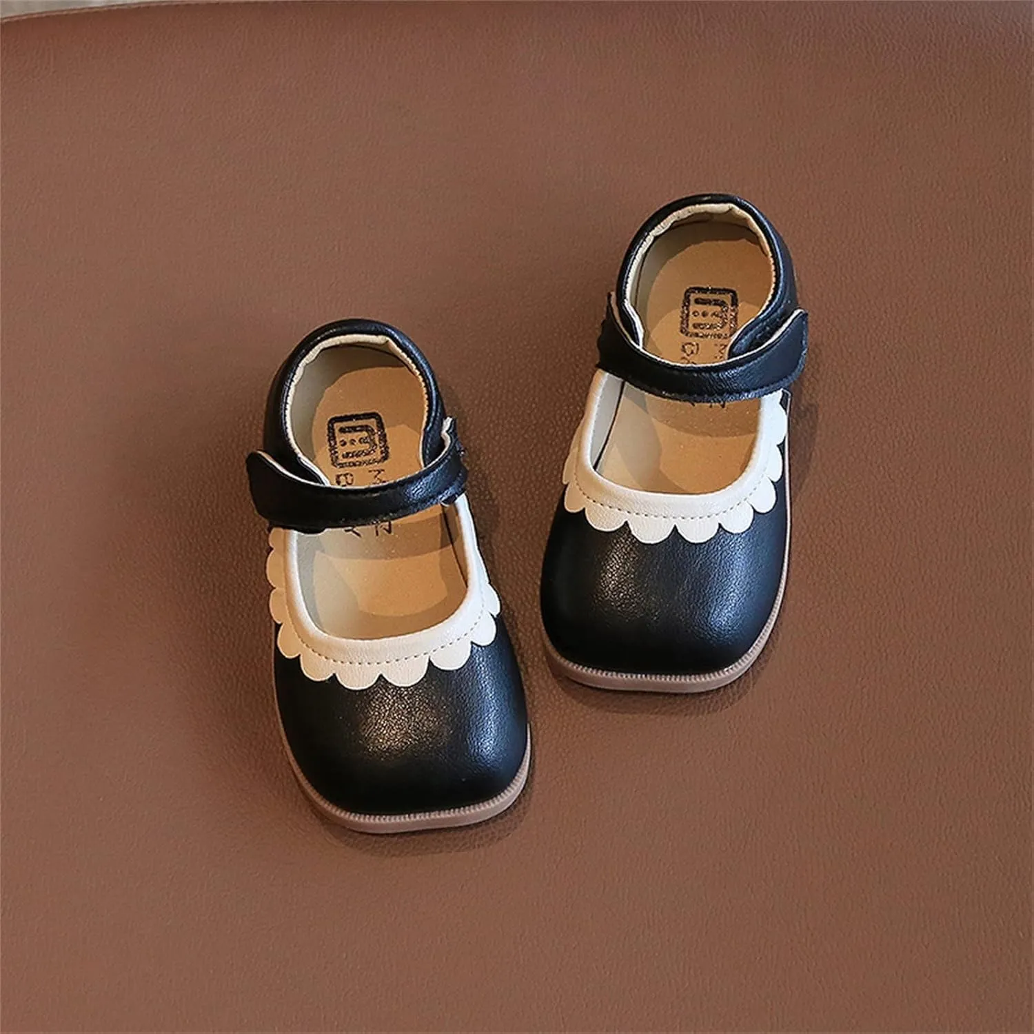 6t Rain Boots Girl Summer and Autumn Girls Boots Cute Flat Solid Color Lace Hook Loop Casual Boots with Bows Girls