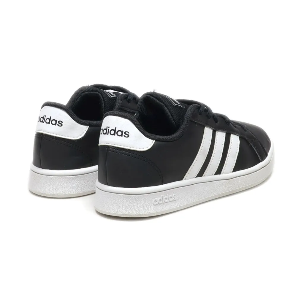 Adidas Grand Court 2.0 K Sneakers Leather Black Colour For Kids