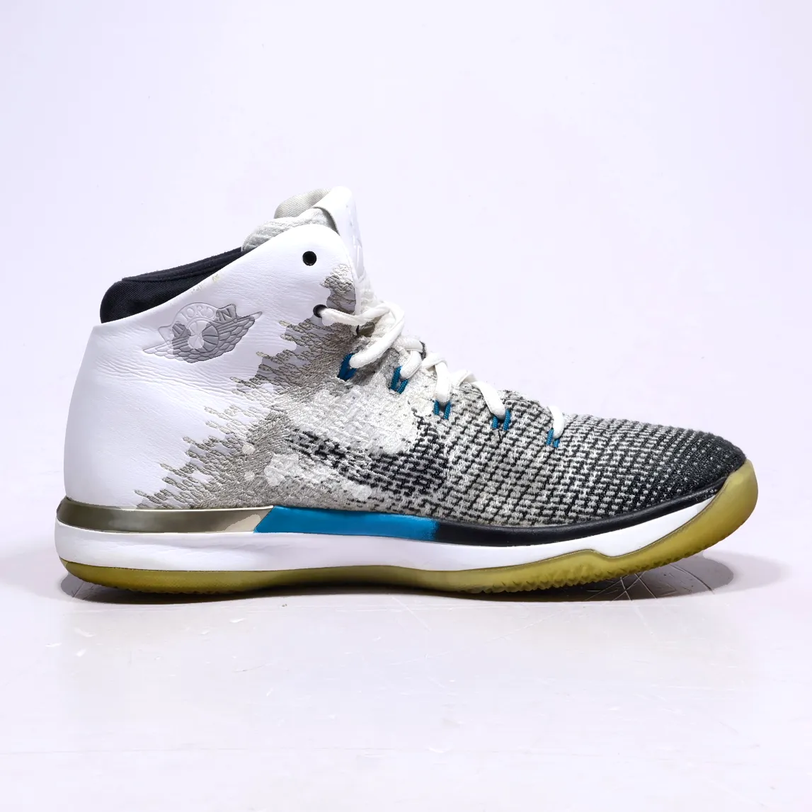 Air Jordan High-Top Sneakers Fabric White Colour For Men
