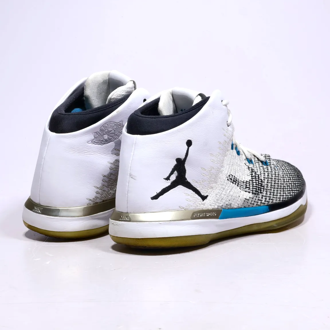 Air Jordan High-Top Sneakers Fabric White Colour For Men
