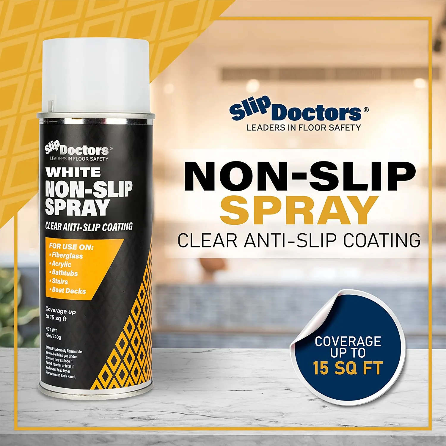 Anti-Slip Spray for Fiberglass and Acrylic