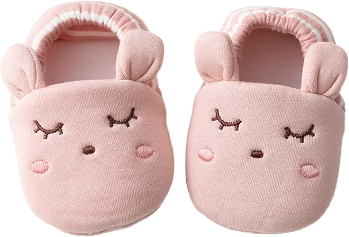 Baby First Walking Shoes Non-Slip Toddler Sock Shoes Toddler Girls Boys Slip On Sneakers Infant Slippers Lightweight