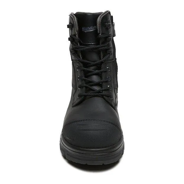Blundstone RotoFlex Black Water-Resistant Zip Side Safety Boot - 8561