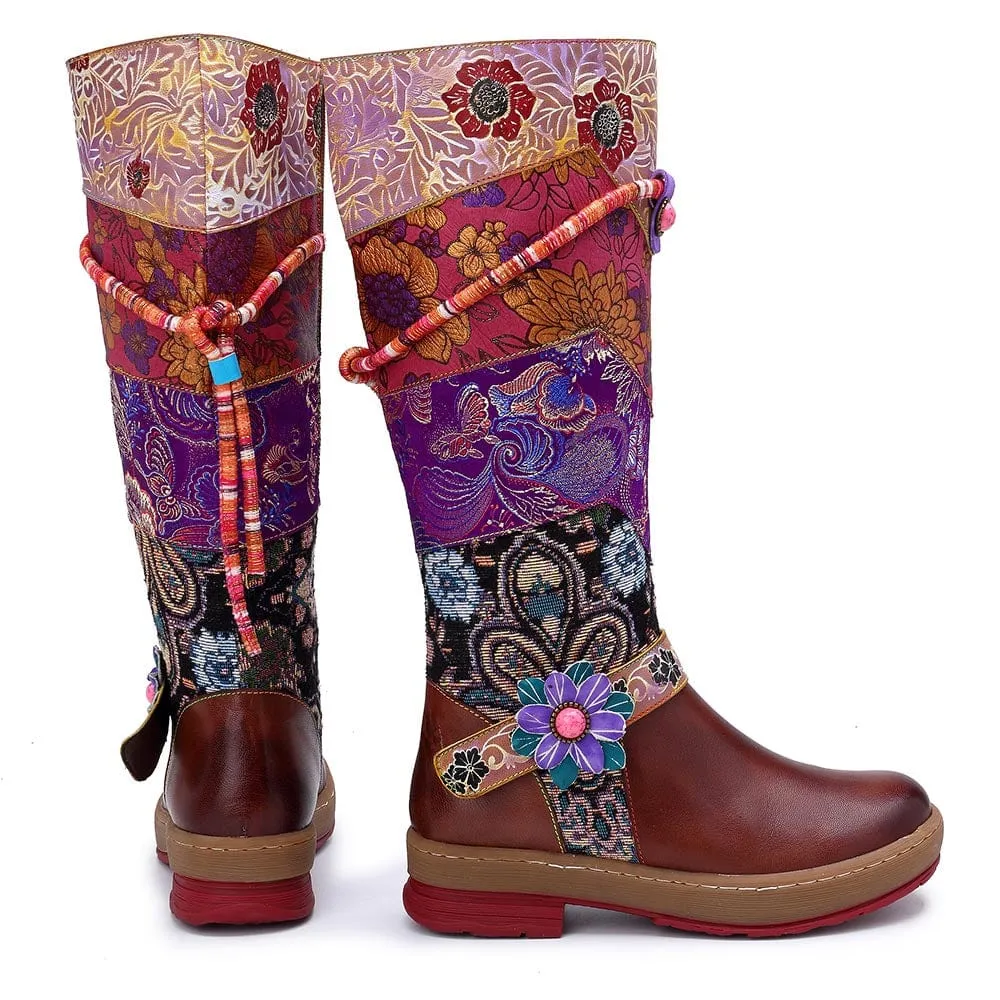 Bohemian Vintage Handmade Leather Boots