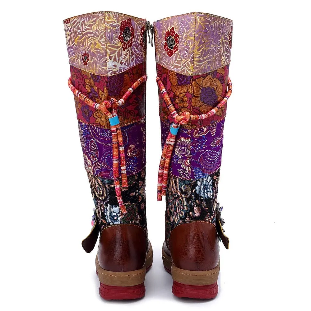 Bohemian Vintage Handmade Leather Boots
