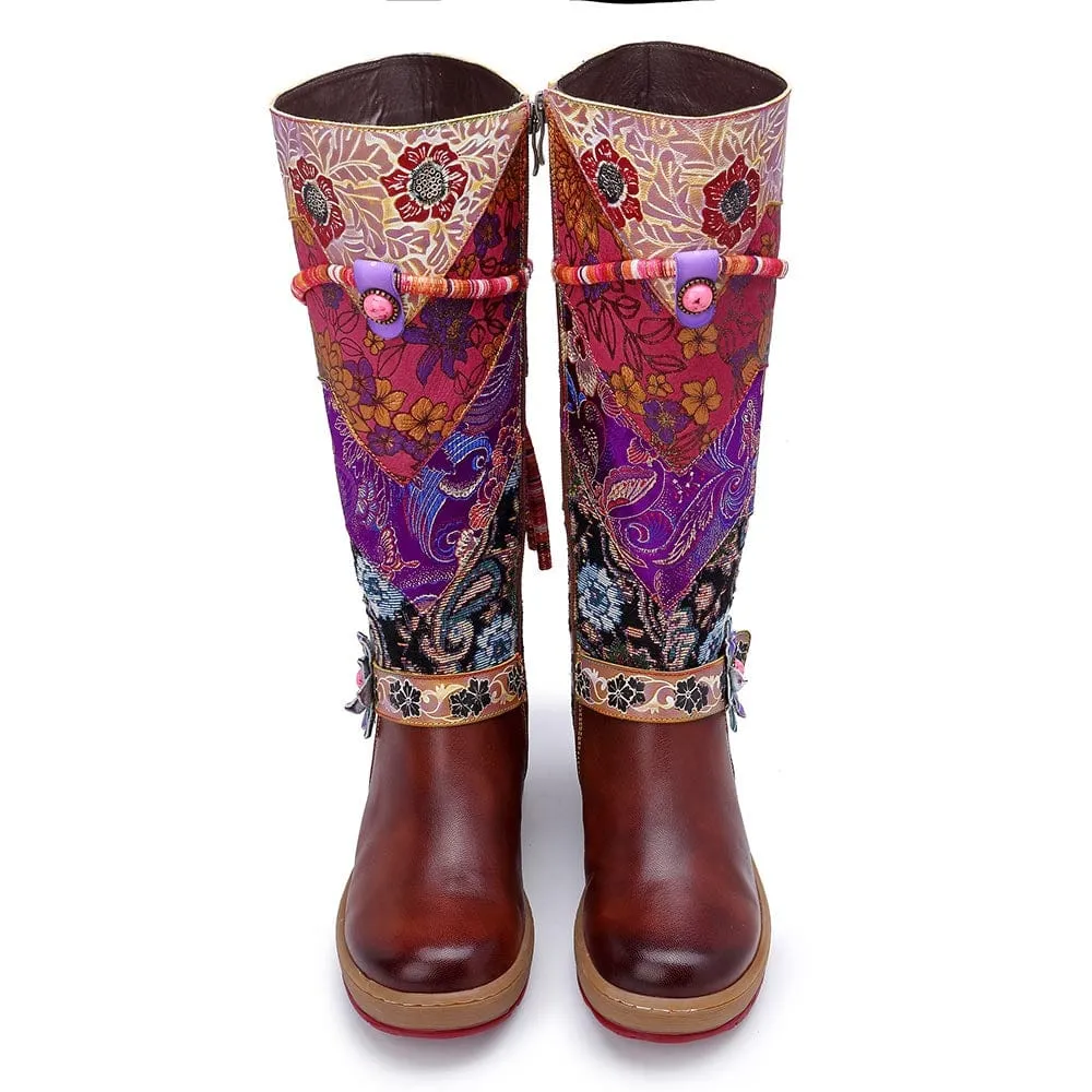 Bohemian Vintage Handmade Leather Boots