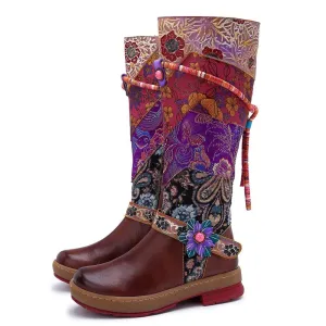 Bohemian Vintage Handmade Leather Boots