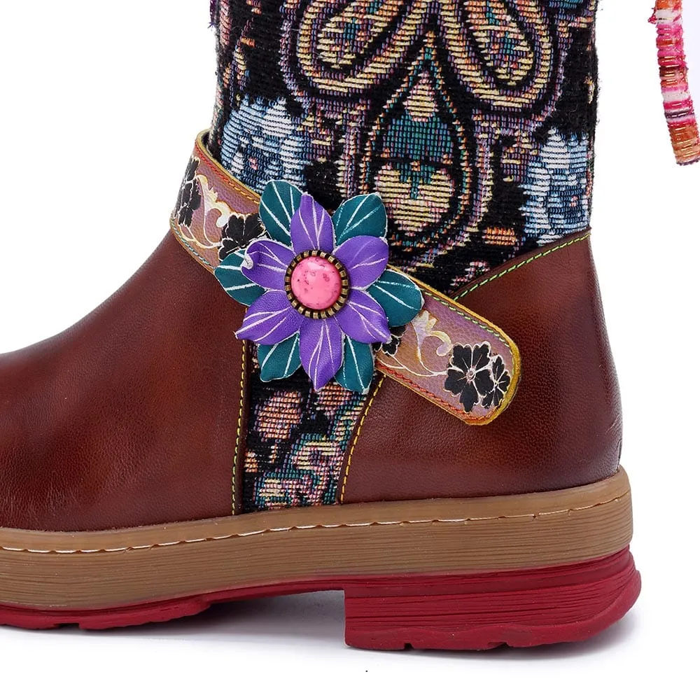 Bohemian Vintage Handmade Leather Boots