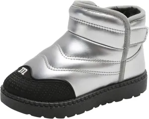 Boots Size 1 Baby Shoes Toddler Boots Fashion Soft Bottom Toddler Shoes Plus Velvet Thick Non Slip Toddler Boots Size 9