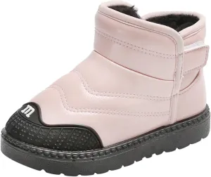 Boots Size 1 Baby Shoes Toddler Boots Fashion Soft Bottom Toddler Shoes Plus Velvet Thick Non Slip Toddler Boots Size 9