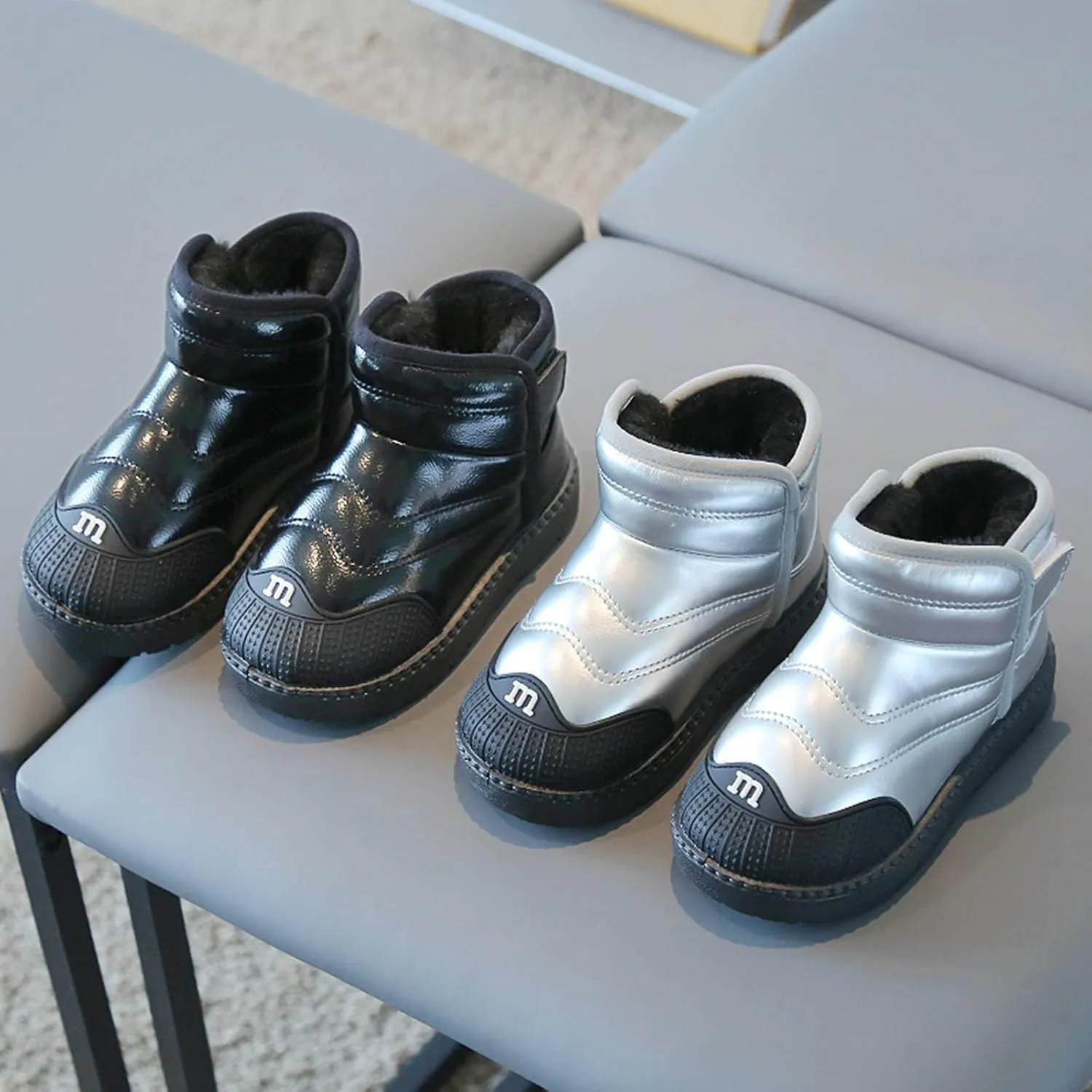Boots Size 1 Baby Shoes Toddler Boots Fashion Soft Bottom Toddler Shoes Plus Velvet Thick Non Slip Toddler Boots Size 9