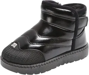 Boots Size 1 Baby Shoes Toddler Boots Fashion Soft Bottom Toddler Shoes Plus Velvet Thick Non Slip Toddler Boots Size 9