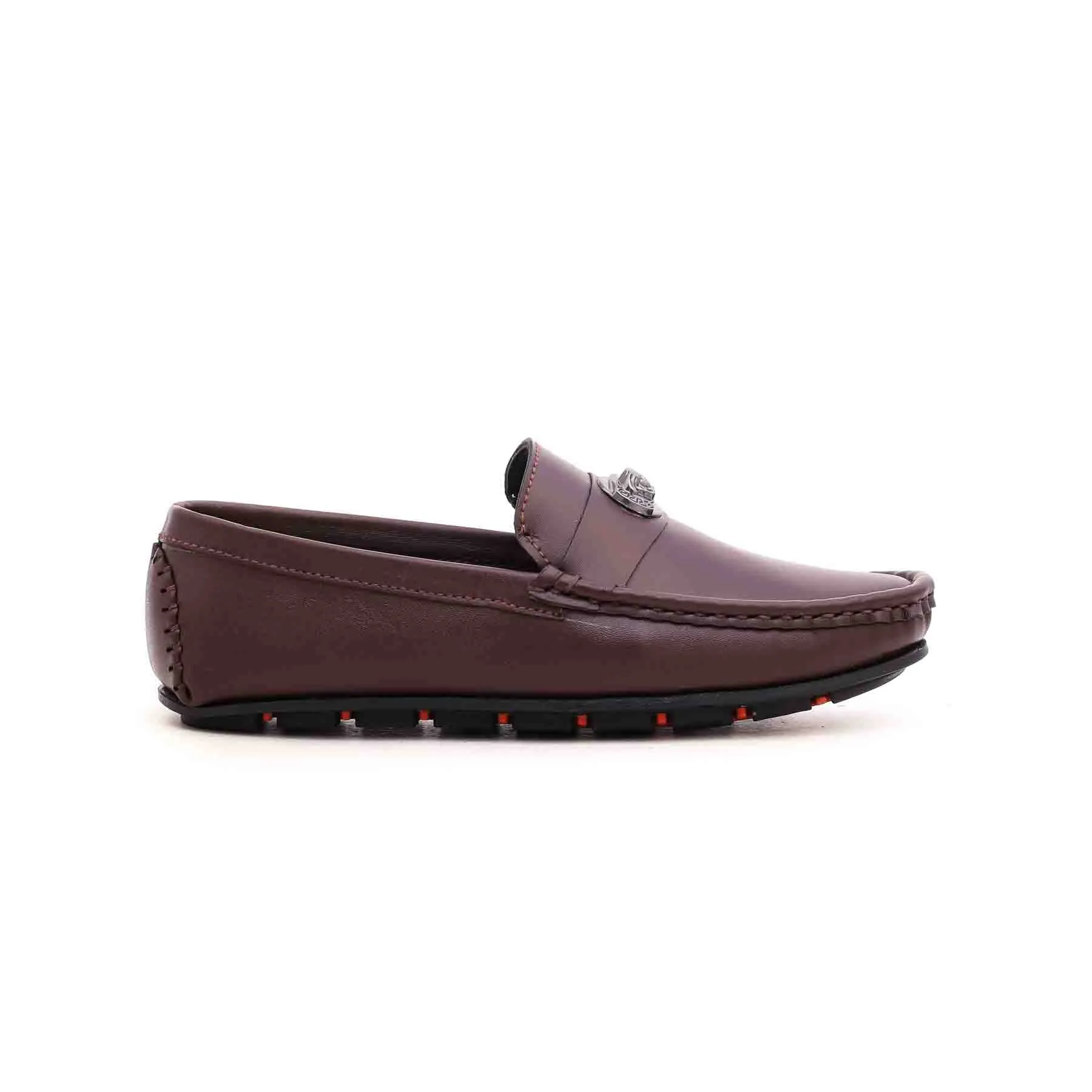 Boys Coffee Formal Moccasin KD0446