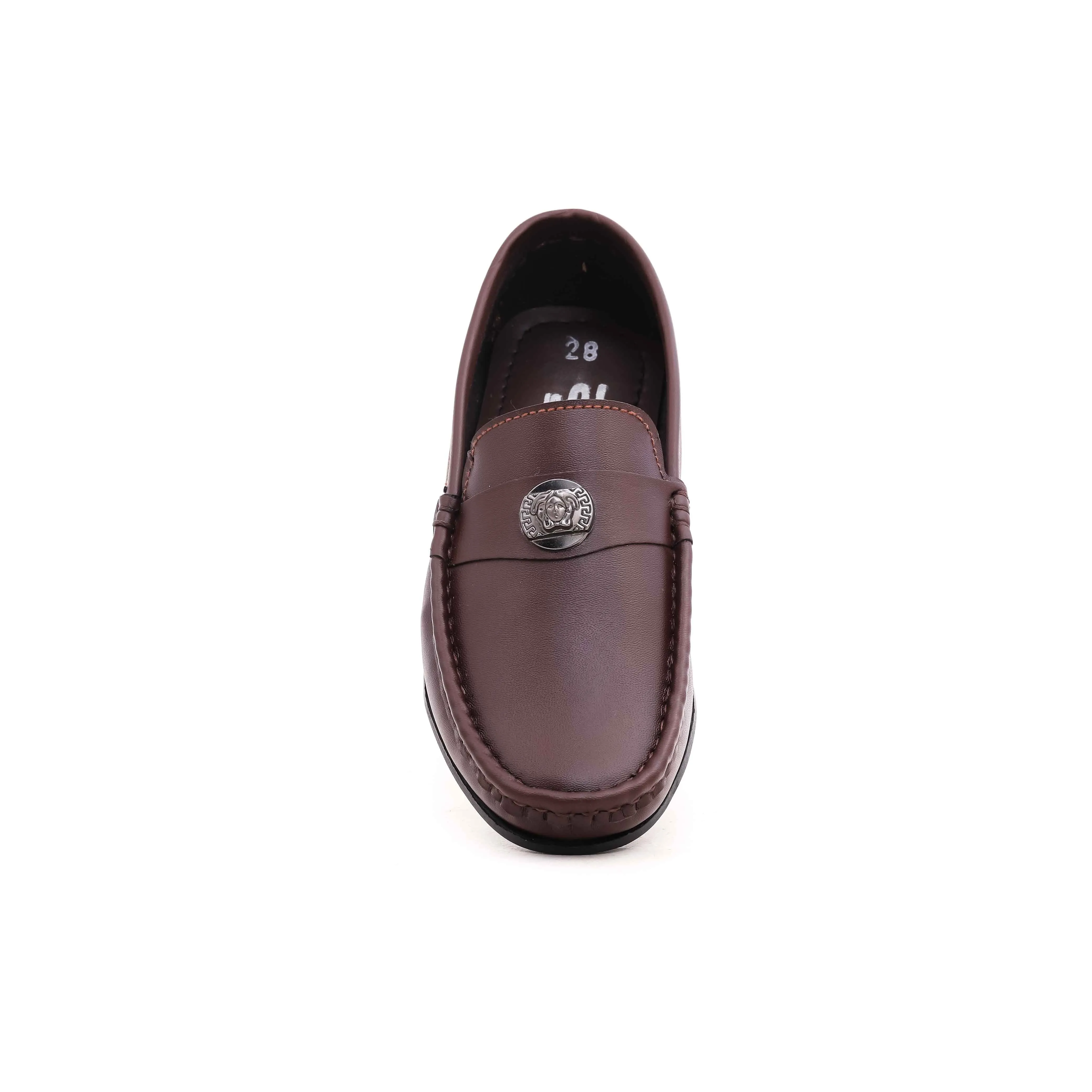 Boys Coffee Formal Moccasin KD0446