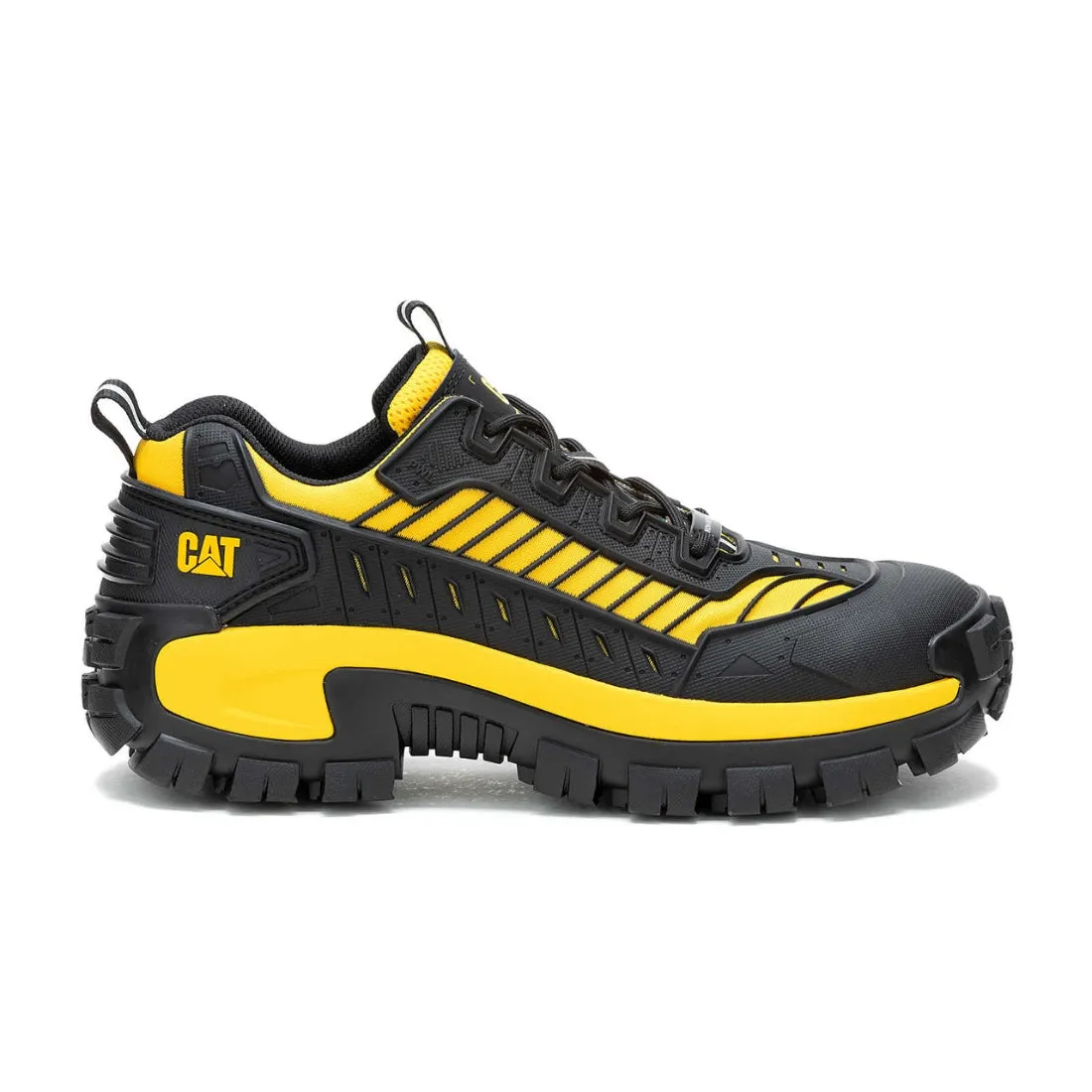 CAT Invader Mecha Men's Composite Toe CSA Athletic Shoe 726027 - Black/Yellow