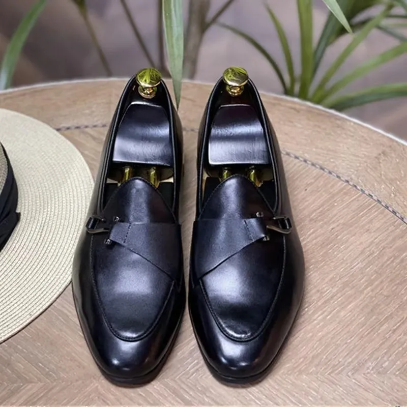 Chromura Auburnyx Office Monk Straps