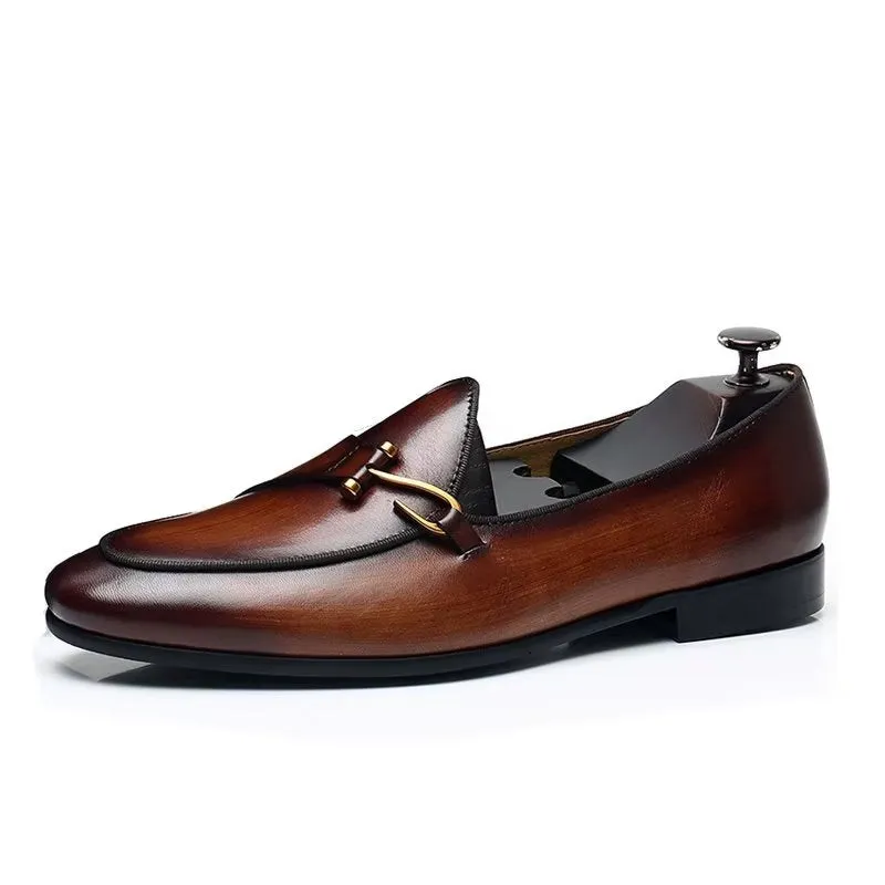 Chromura Auburnyx Office Monk Straps