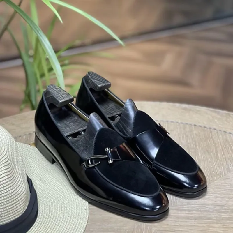 Chromura Auburnyx Office Monk Straps