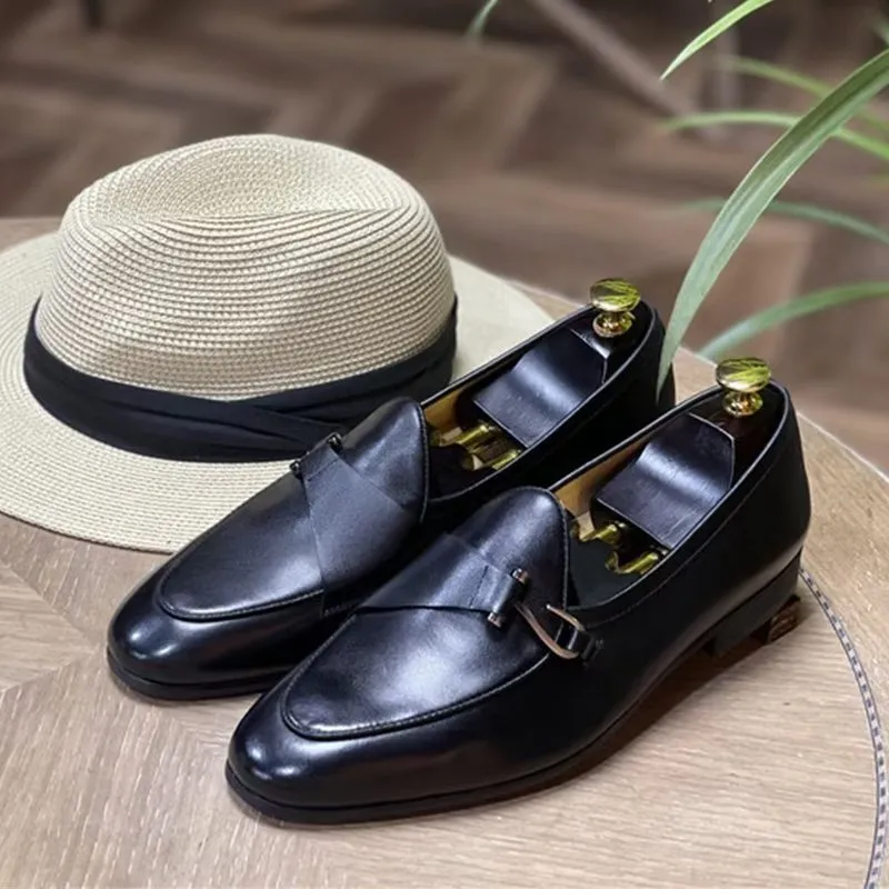 Chromura Auburnyx Office Monk Straps
