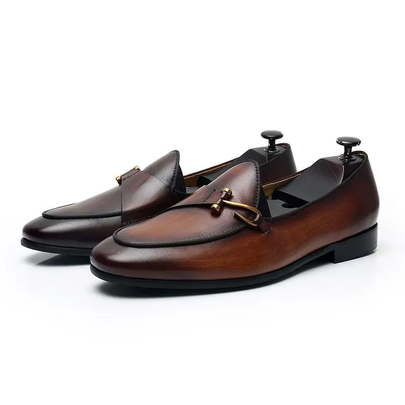 Chromura Auburnyx Office Monk Straps