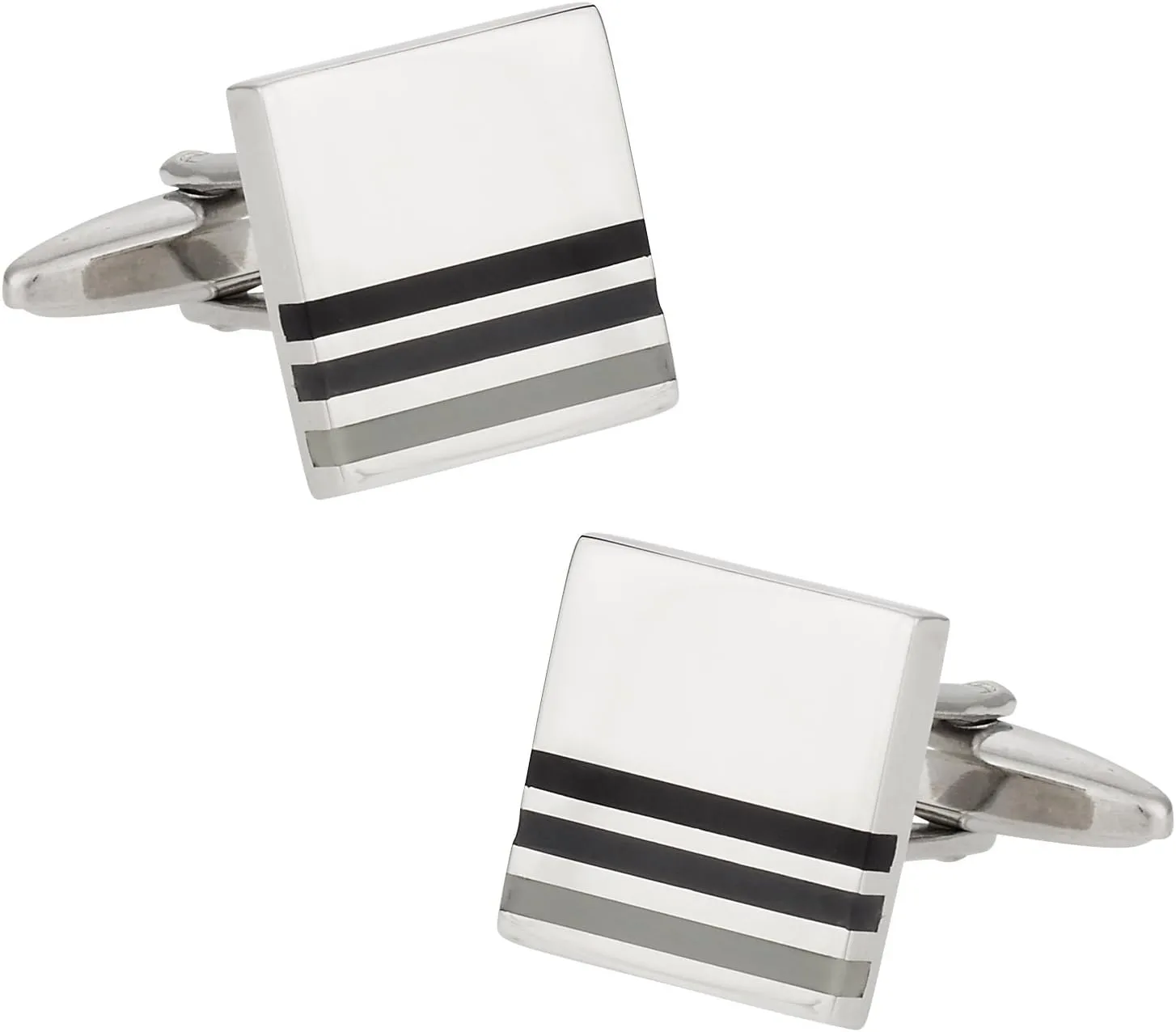 Cuff-Daddy Black Transitions Cufflinks with Presentation Box