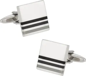 Cuff-Daddy Black Transitions Cufflinks with Presentation Box
