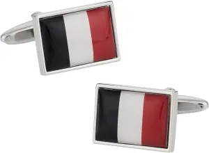 Cuff-Daddy France Flag Cufflinks with Presentation Box