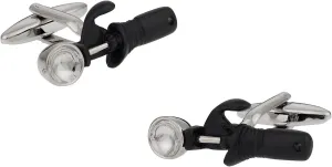 Cuff-Daddy Ice Cream Scoop Black Cufflinks with Presentation Box