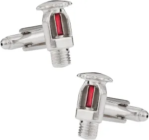 Cuff-Daddy Sprinkler Head Cufflinks with Presentation Box