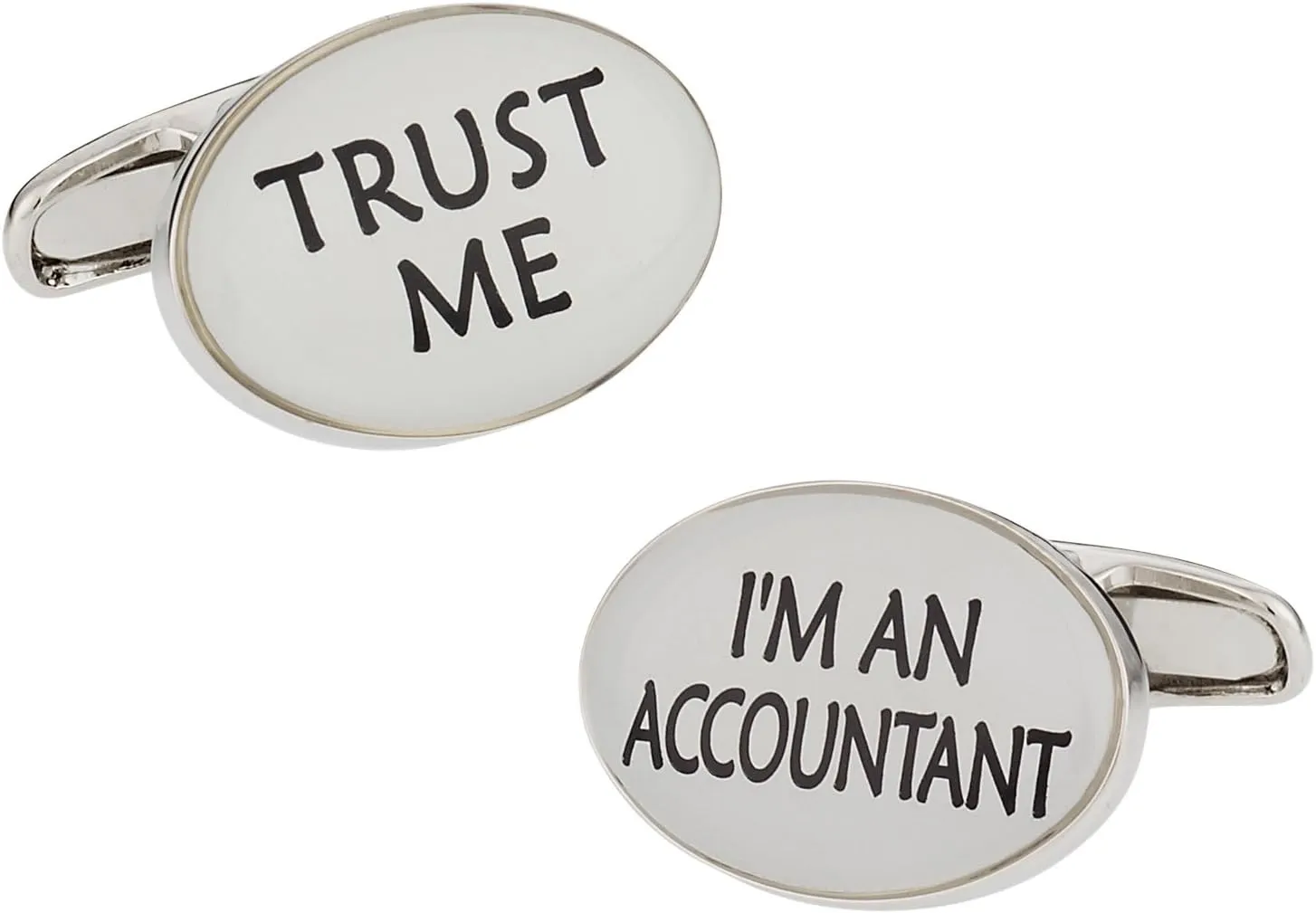 Cuff-Daddy Trust Me Accountant CPA Cufflinks with Presentation Box