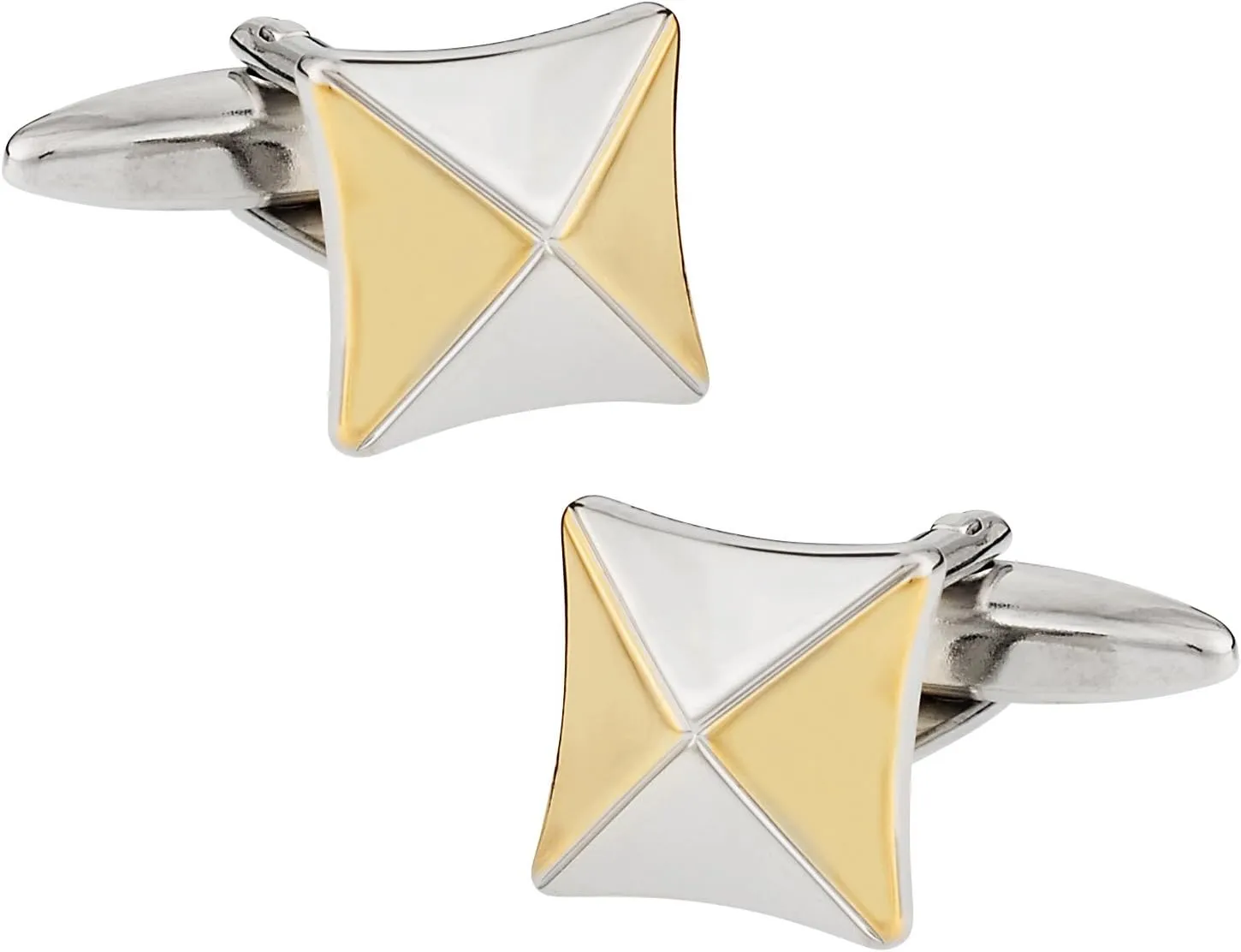 Cuff-Daddy Two-Tone Unisex Cufflinks with Presentation Box