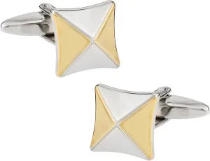 Cuff-Daddy Two-Tone Unisex Cufflinks with Presentation Box