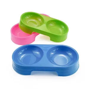 Double Feeding Bowl for Pets