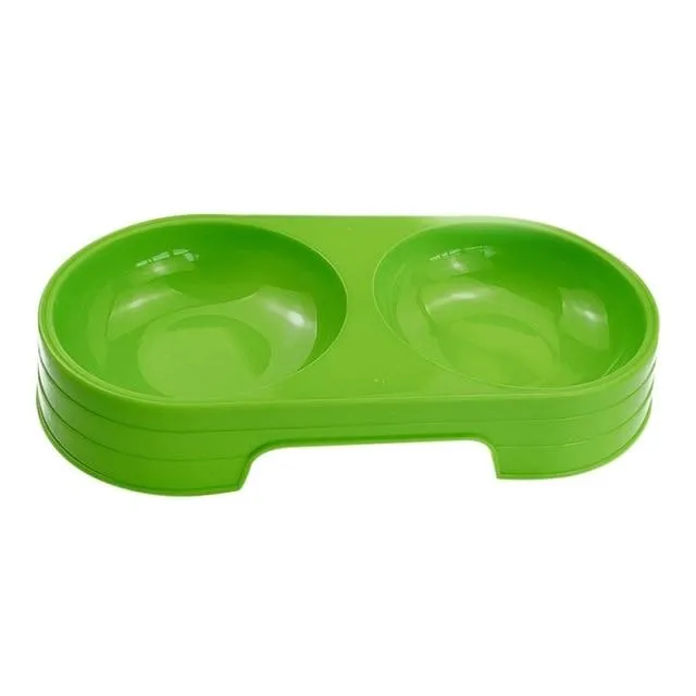 Double Feeding Bowl for Pets