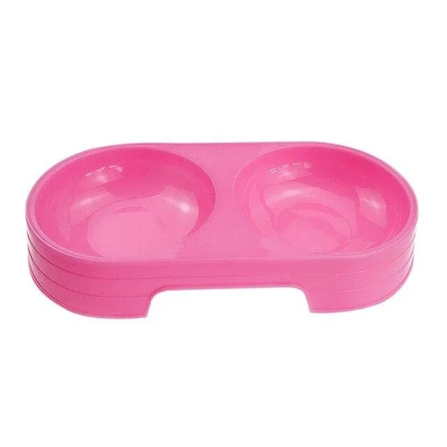 Double Feeding Bowl for Pets