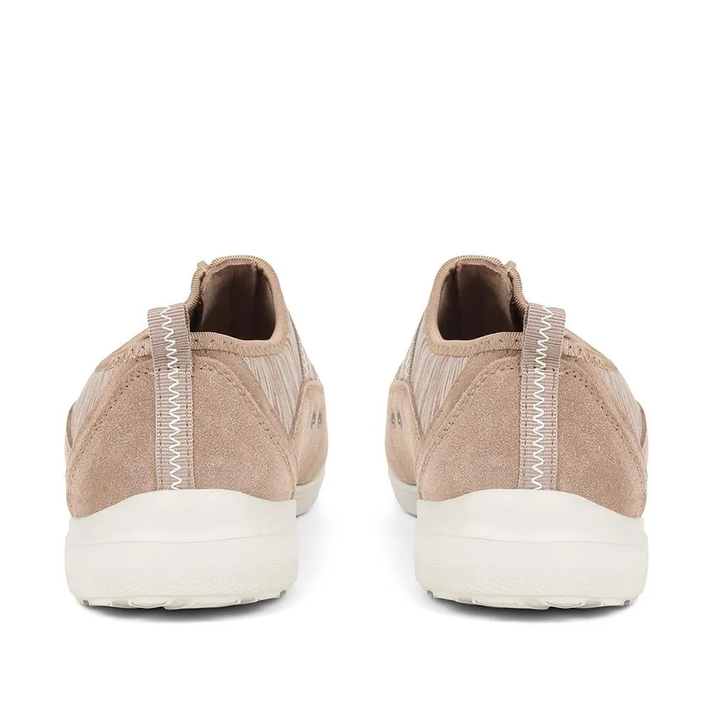 Extra-Wide Fit Memory Foam Trainers - ELANA / 324 089