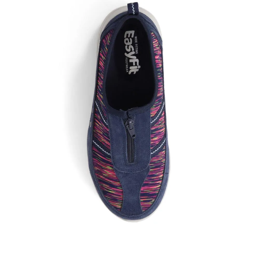 Extra-Wide Fit Memory Foam Trainers - ELANA / 324 089