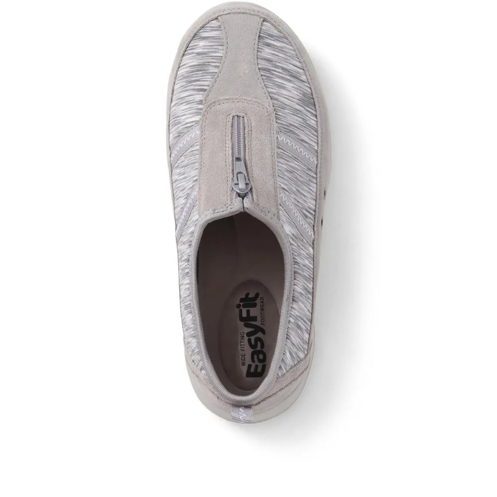 Extra-Wide Fit Memory Foam Trainers - ELANA / 324 089
