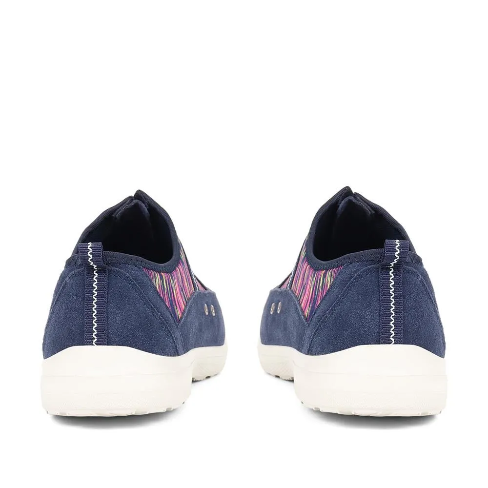 Extra-Wide Fit Memory Foam Trainers - ELANA / 324 089