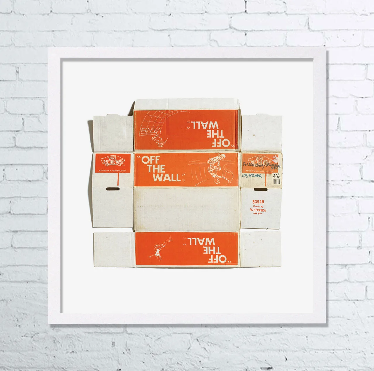 #FLYOFFTHEWALL commemorative box print ¬ vans off the wall (youth)