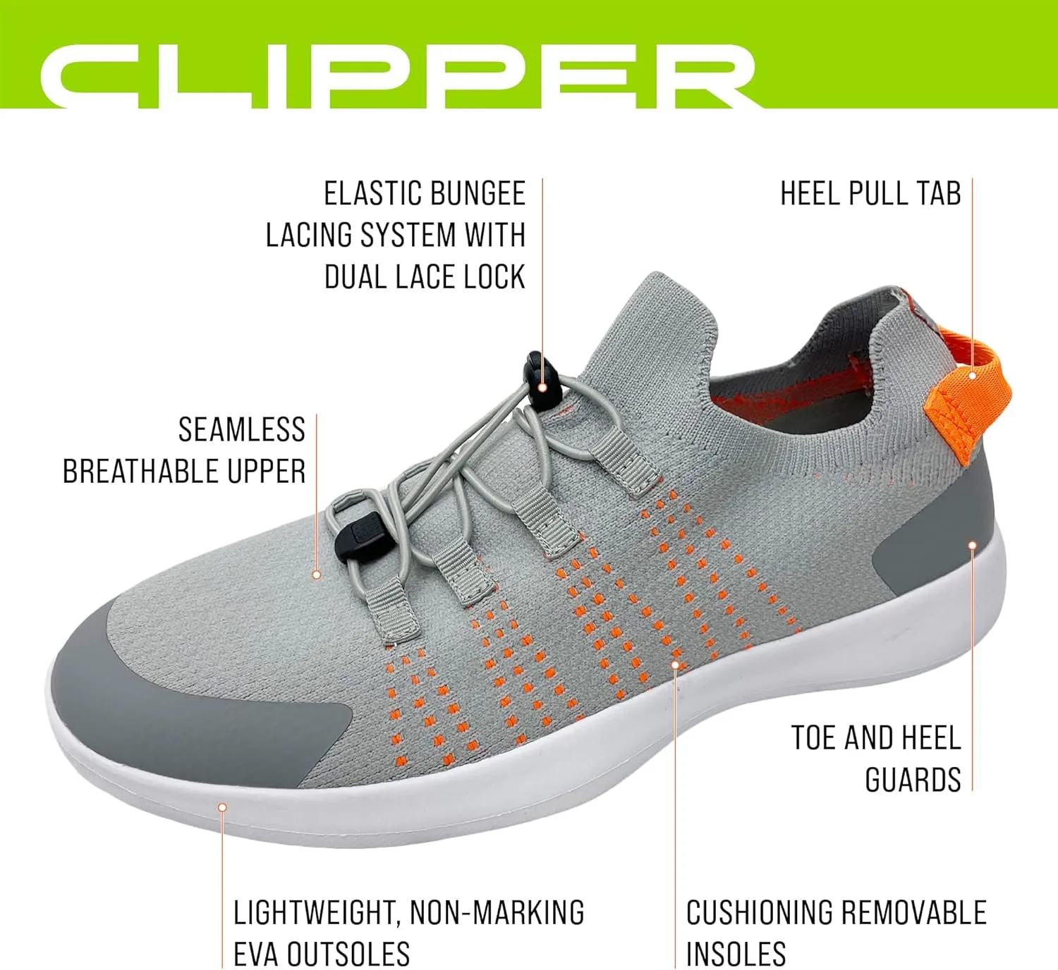 FROGG TOGGS Mens Clipper Secure Fit Angler Boating Shoe