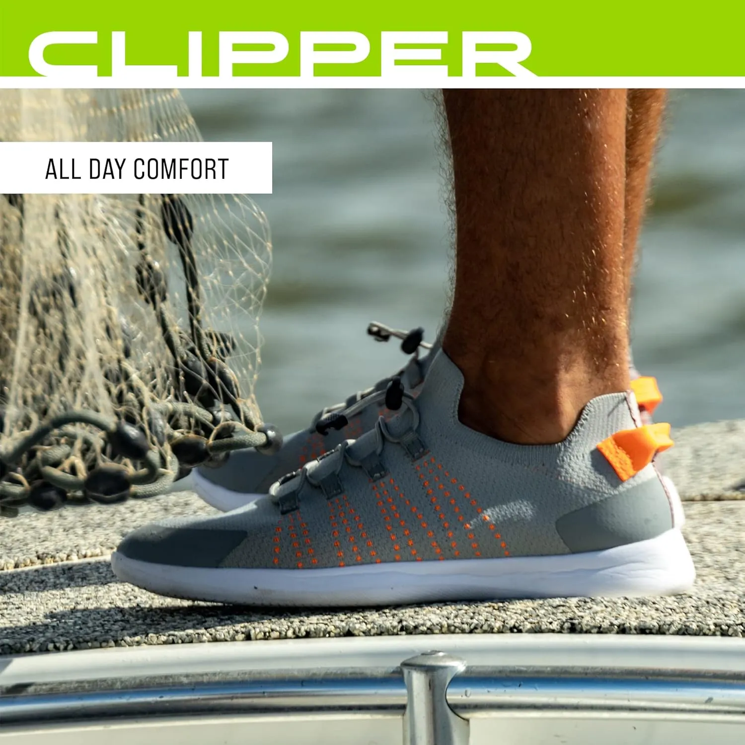 FROGG TOGGS Mens Clipper Secure Fit Angler Boating Shoe