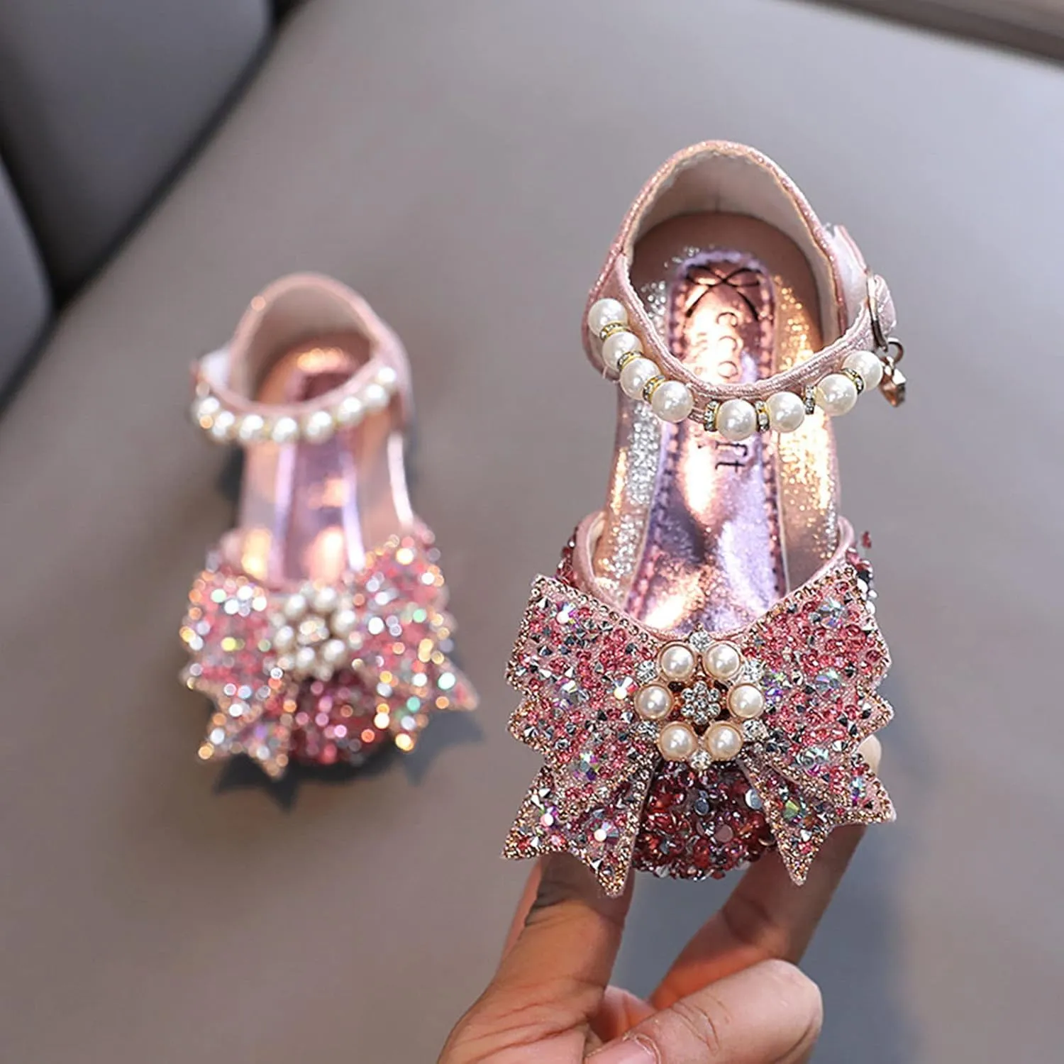 Fuzzy Boots Girl Fashion Spring And Summer Children Dance Shoes Girls Dress Performance Princess Leather Lace up Boots