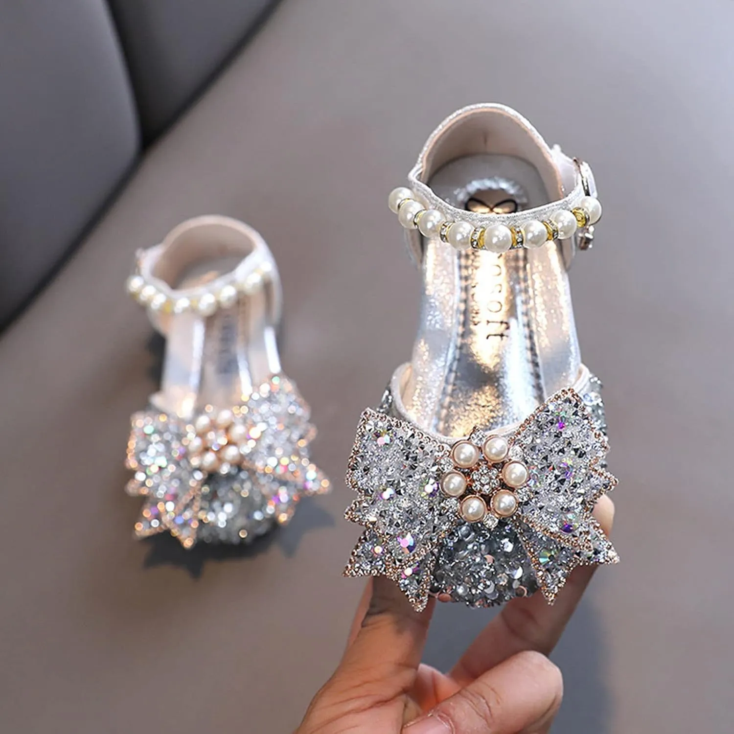 Fuzzy Boots Girl Fashion Spring And Summer Children Dance Shoes Girls Dress Performance Princess Leather Lace up Boots