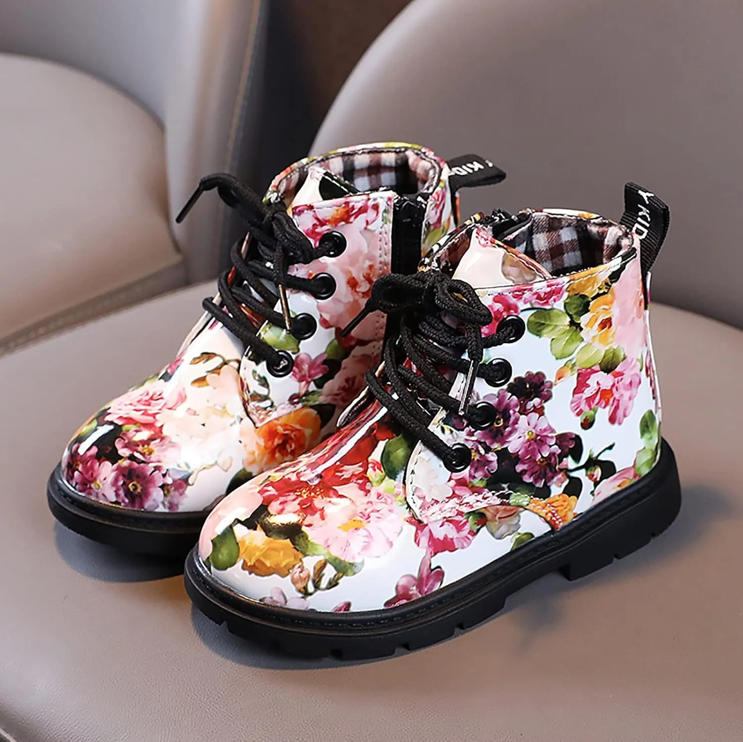Girls Boot Slippers Size 2 Toddler Boots Boys And Girls Waterpoor Ankle Boots Side Zipper Booties Size 5 Toddler Boots